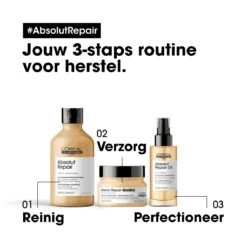 L'Oreal L'Oréal Serie Expert Absolut Repair Gold Golden Haarmasker 500ml -L'Oreal Verkoop 3474636975310 9