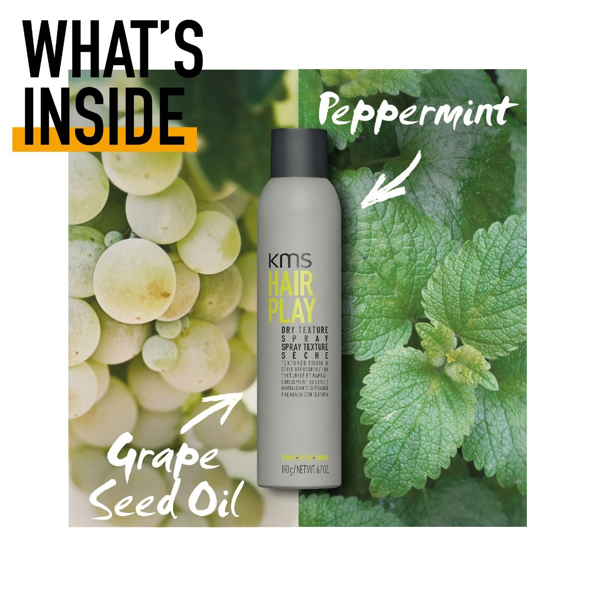 KMS Hairplay Dry Texture Spray 250ml 3 KMS Hairplay Dry Texture Spray 250ml - Afbeelding 3