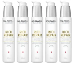 5x Goldwell Dualsenses Rich Repair 6 Effects Serum 100ml