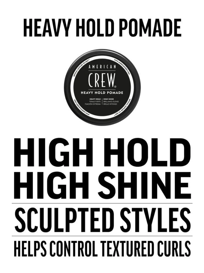American Crew Heavy Hold Pomade 85gr 3 American Crew Heavy Hold Pomade 85gr - Afbeelding 3