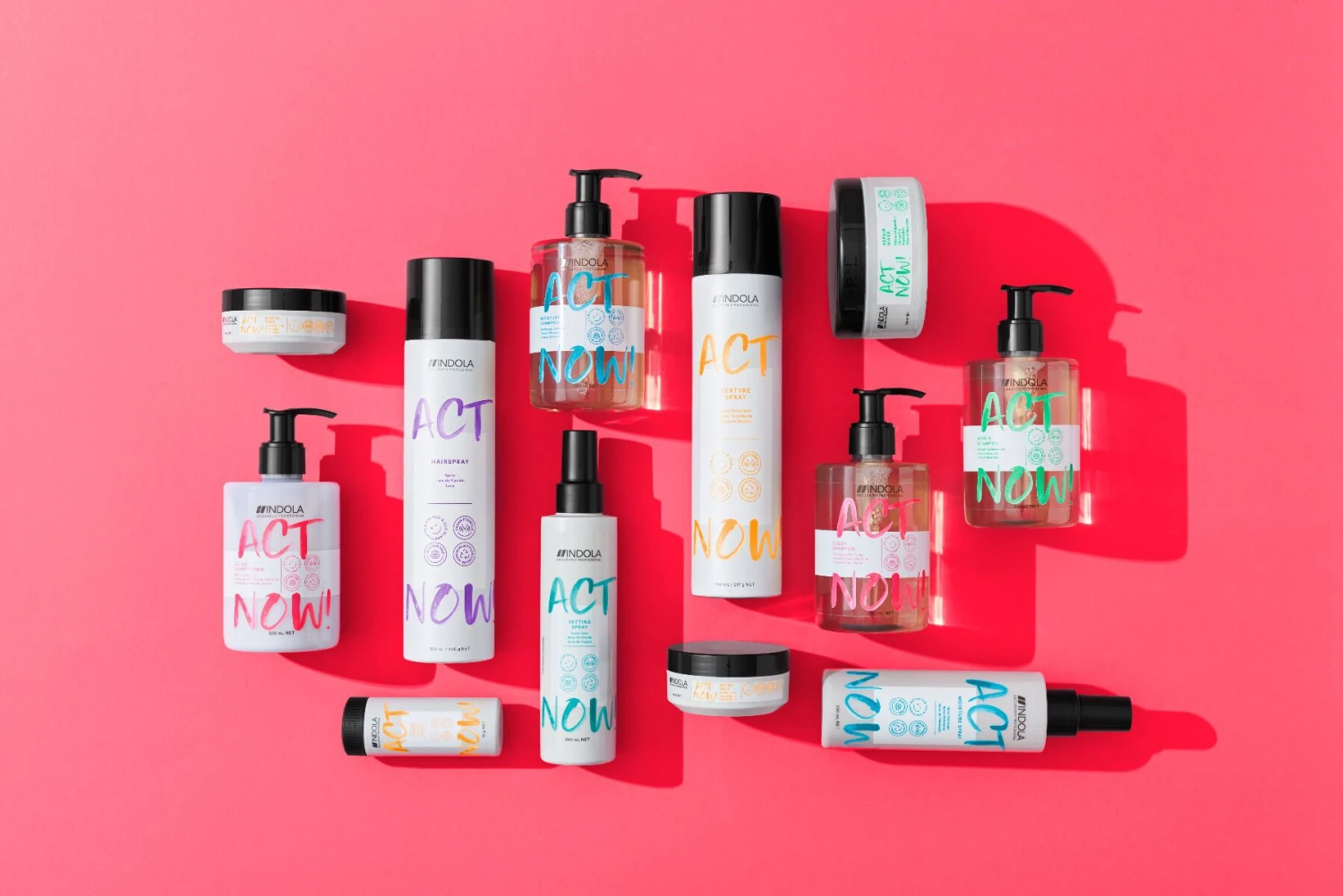 Indola ACT NOW! Color Shampoo 1000ml 3 Indola ACT NOW! Color Shampoo 1000ml - Afbeelding 3