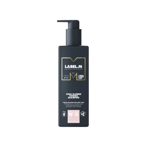 Label.m Cool Blonde Toning Shampoo 300ml 1 Label.m Cool Blonde Toning Shampoo 300ml