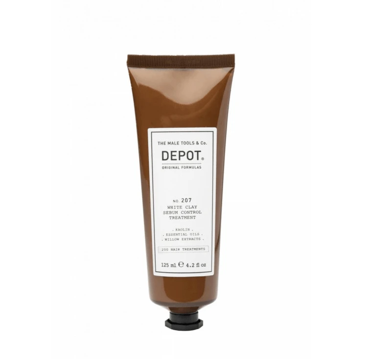 Depot 207 White Clay Sebum Control Treatment 125ml 1 Depot 207 White Clay Sebum Control Treatment 125ml
