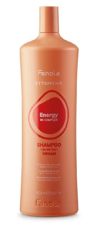 Fanola Vitamins Energy Energizing Shampoo 1000ml 1 Fanola Vitamins Energy Energizing Shampoo 1000ml