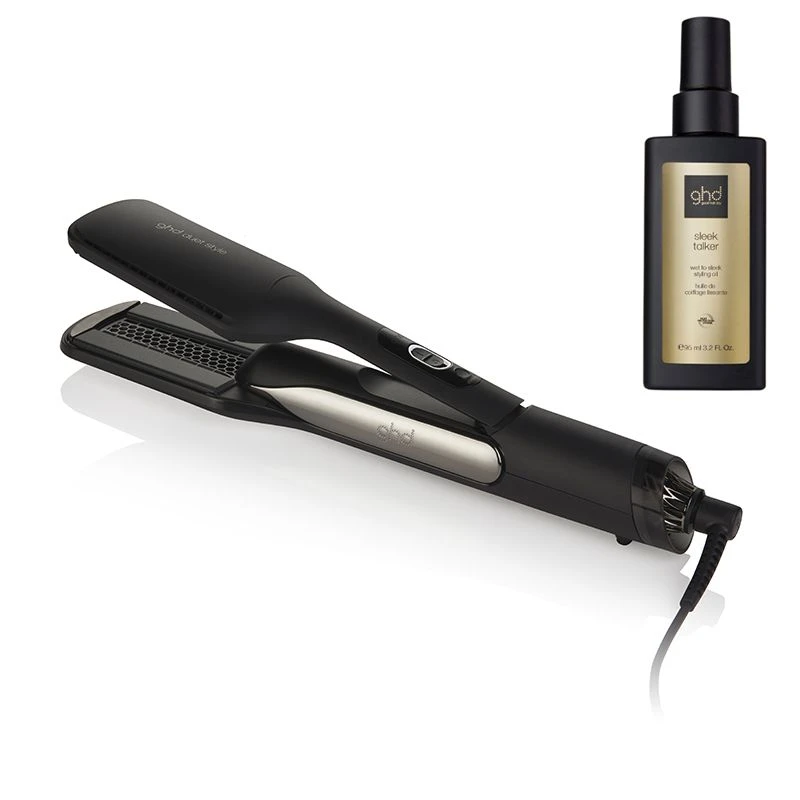 Ghd Duet Style Black + Ghd Styling Oil Sleek Talker 95ml 1 Ghd Duet Style Black + Ghd Styling Oil Sleek Talker 95ml