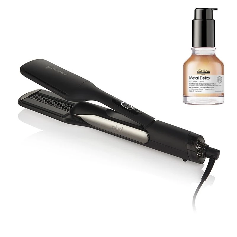 Ghd Duet Style Black + L'Oréal Serie Expert Metal Detox Olie 50ml