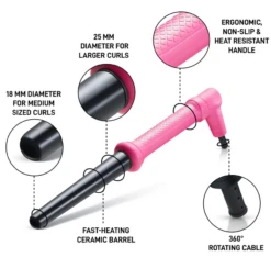 Golden Curl Hair Curler The Pink 6 Golden Curl Hair Curler The Pink -L'Oreal Verkoop haircurler thepink3