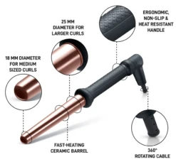 Golden Curl Hair Curler The Rose Gold 6 Golden Curl Hair Curler The Rose Gold -L'Oreal Verkoop haircurler therosegold3