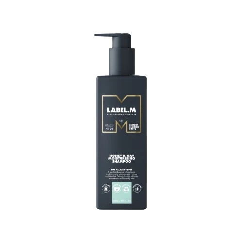 Label.m Honey & Oat Moisturising Shampoo 300ml 1 Label.m Honey & Oat Moisturising Shampoo 300ml