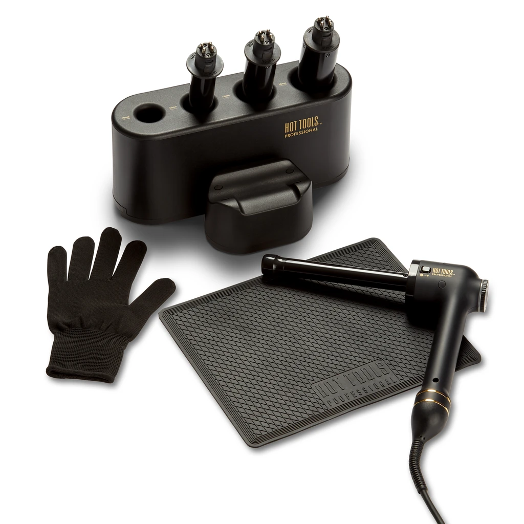 HOT TOOLS Curl Bar Set Black Gold 1 HOT TOOLS Curl Bar Set Black Gold