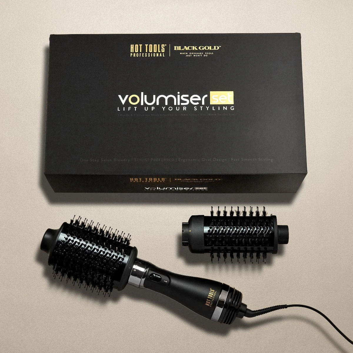 HOT TOOLS Volumiser Set Black Gold 3 HOT TOOLS Volumiser Set Black Gold - Afbeelding 3