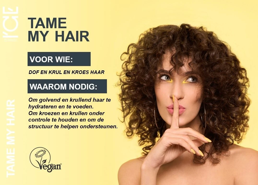 ICE Professional Tame My Hair Cream 100ml 2 ICE Professional Tame My Hair Cream 100ml - Afbeelding 2