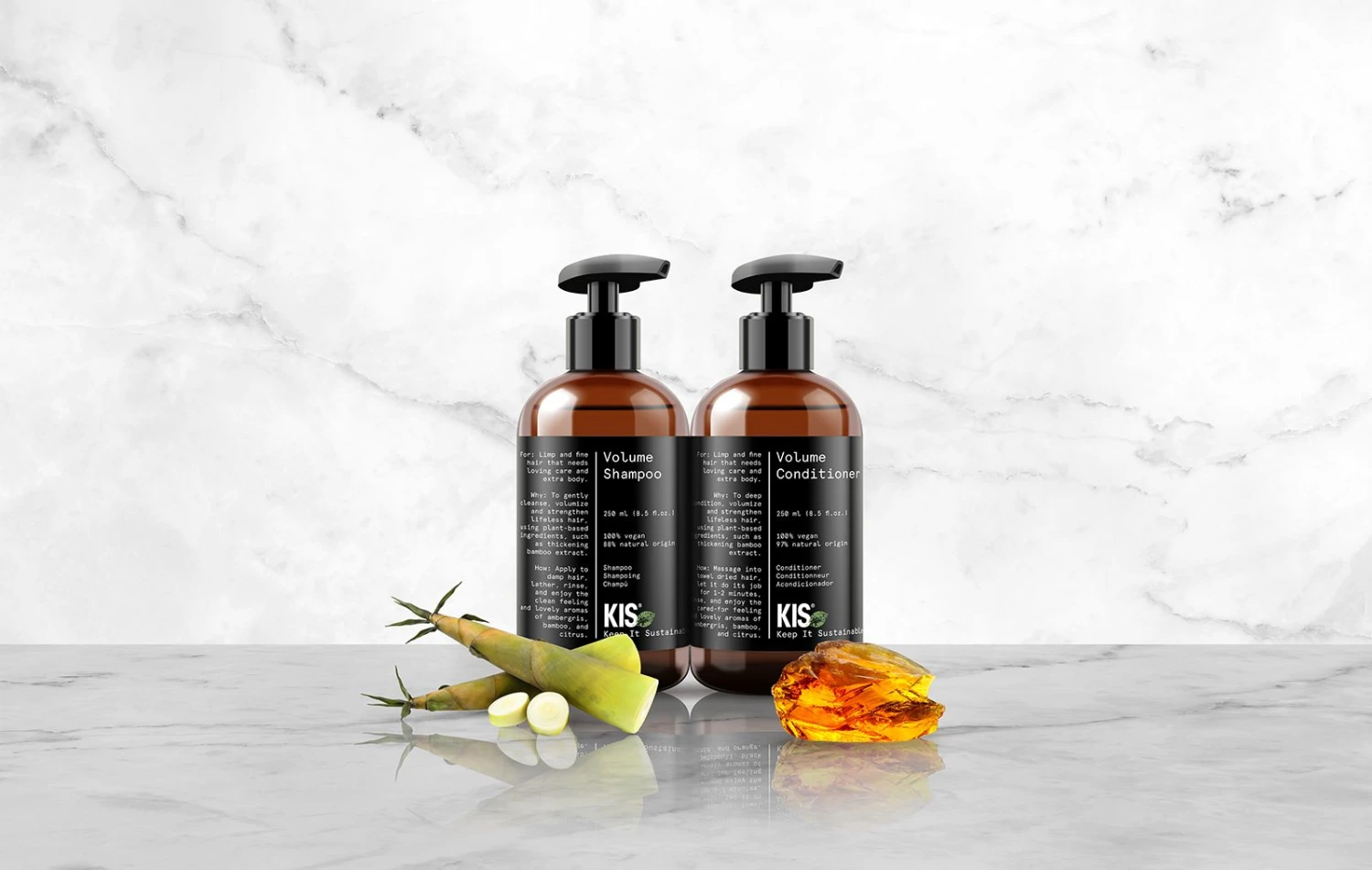 KIS Green Volume Conditioner250ml 2 KIS Green Volume Conditioner250ml - Afbeelding 2