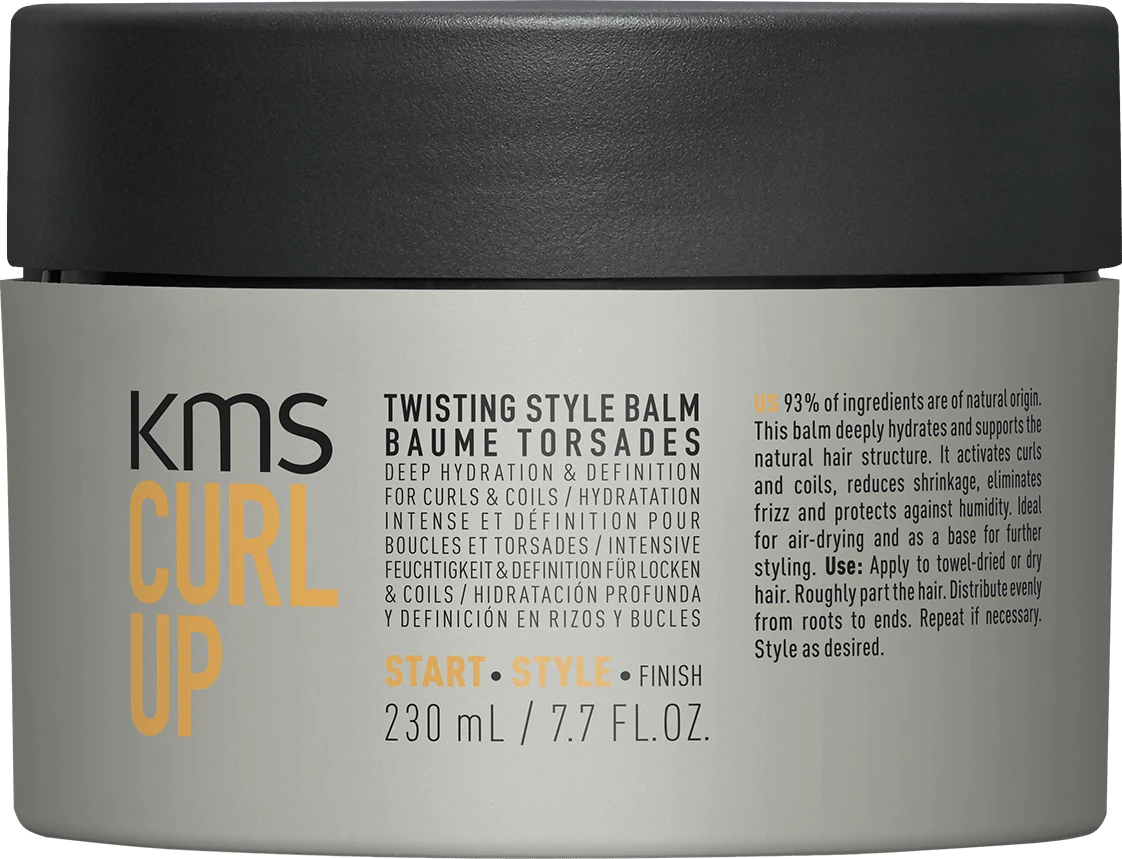 KMS CurlUp Twisting Style Balm 230ml 2 KMS CurlUp Twisting Style Balm 230ml - Afbeelding 2