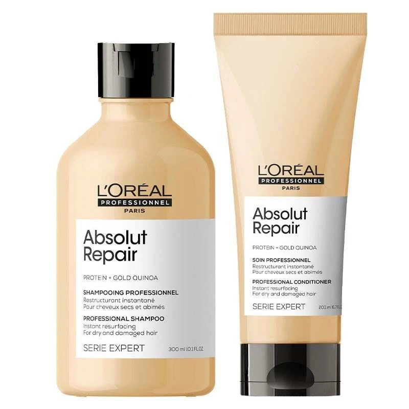 L'Oreal L'Oréal Serie Expert Absolut Repair Gold Shampoo 300ml + Conditioner 200ml 1 L'Oreal L'Oréal Serie Expert Absolut Repair Gold Shampoo 300ml + Conditioner 200ml