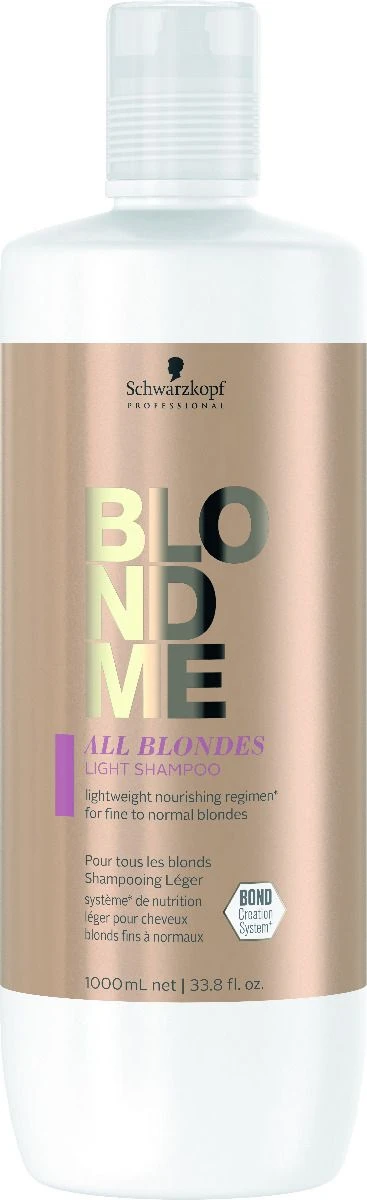 Schwarzkopf Blond Me All Blondes Light Shampoo 1000ml 1 Schwarzkopf Blond Me All Blondes Light Shampoo 1000ml