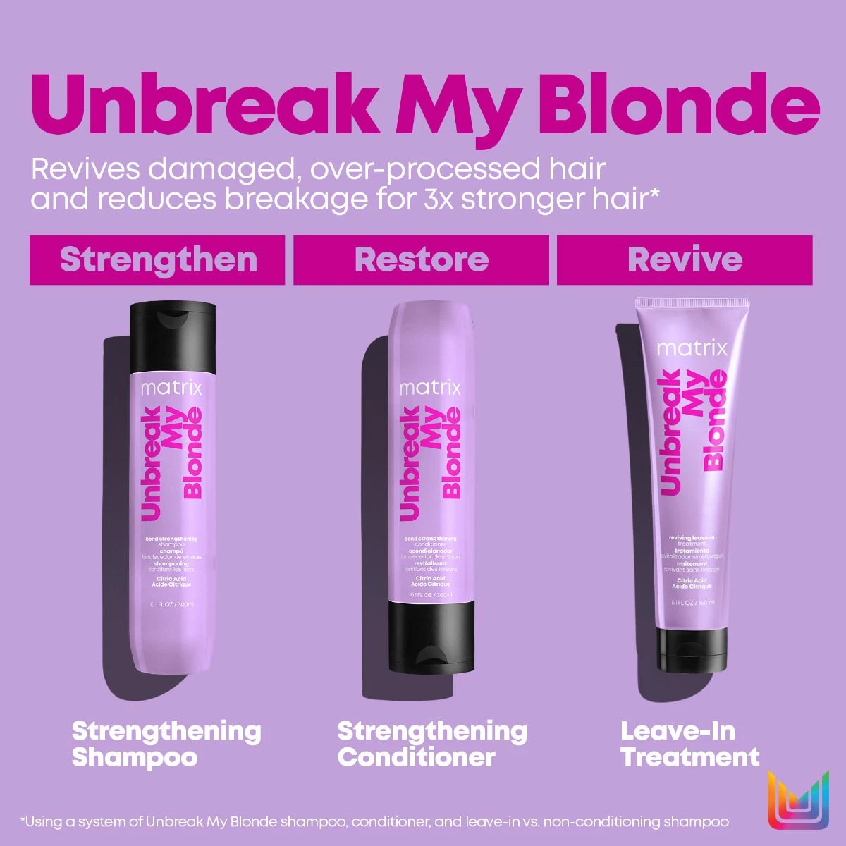 Matrix Unbreak My Blonde Shampoo 1000ml 3 Matrix Unbreak My Blonde Shampoo 1000ml - Afbeelding 3