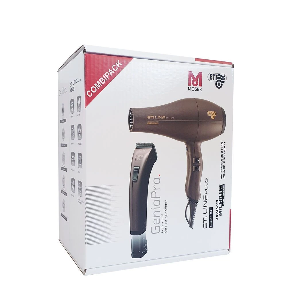 Moser Combipack Moser Genio Pro & ETI Line Plus 1 Moser Combipack Moser Genio Pro & ETI Line Plus