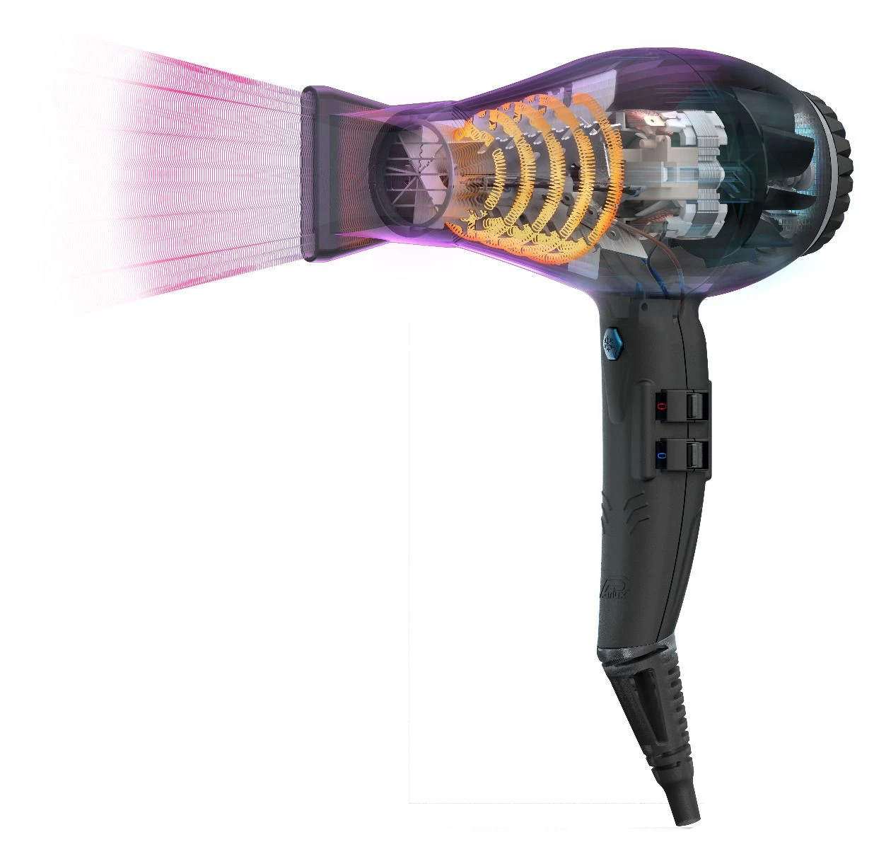 Parlux Föhn Alyon Zwart 4 Parlux Föhn Alyon Zwart - Afbeelding 4