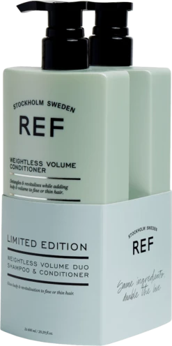 REF Weightless Volume Duo Shampoo + Conditioner Limited Edition 2x600ml