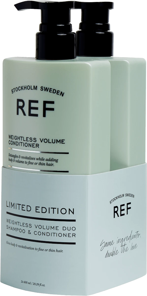 REF Weightless Volume Duo Shampoo + Conditioner Limited Edition 2x600ml 1 REF Weightless Volume Duo Shampoo + Conditioner Limited Edition 2x600ml