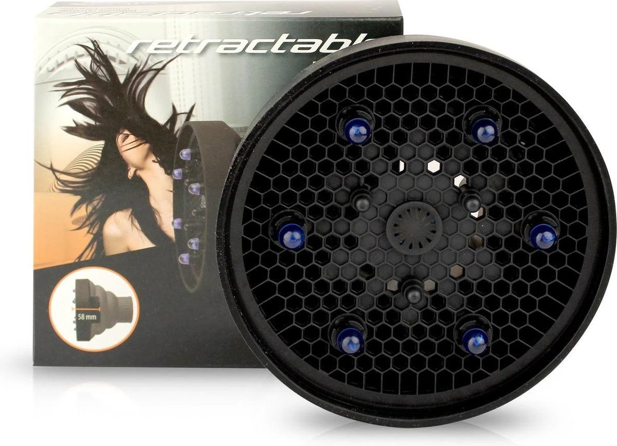 Ultron Retractable Diffuser Zwart 2 Ultron Retractable Diffuser Zwart - Afbeelding 2