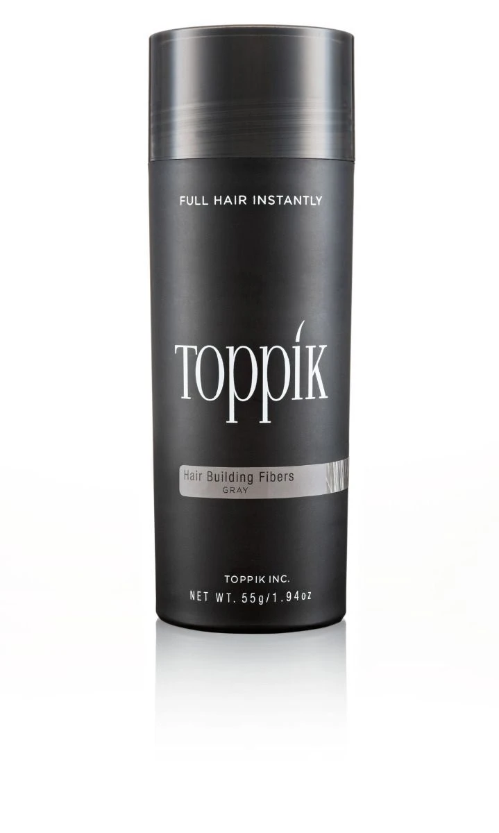 Toppik Hair Building Fibers Gray 55gr 1 Toppik Hair Building Fibers Gray 55gr