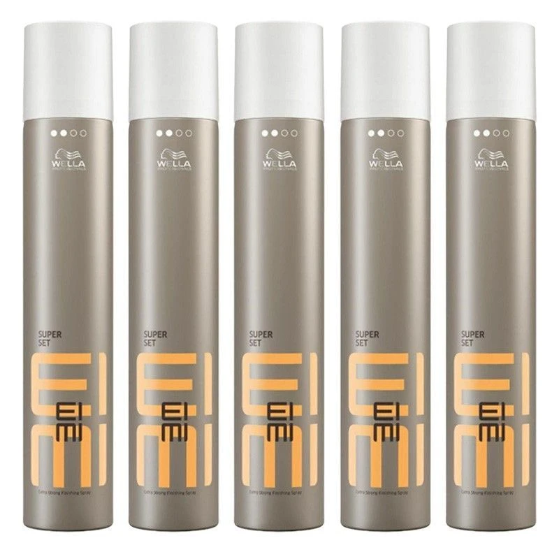 5x Wella EIMI Super Set Haarlak 500ml 1 5x Wella EIMI Super Set Haarlak 500ml
