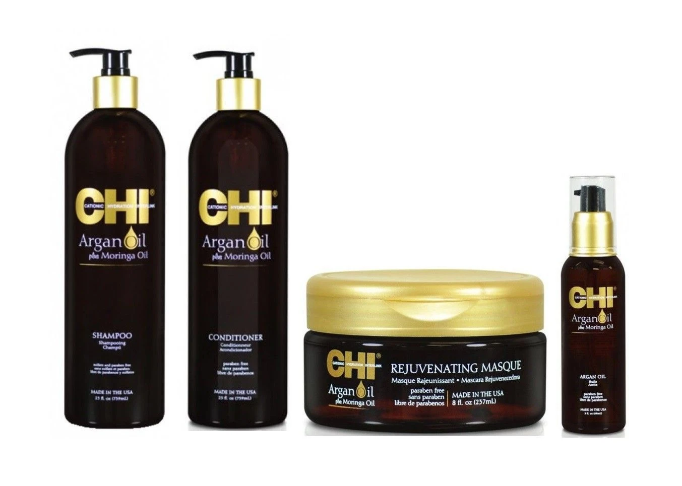 Beschadigd Haar Pakket CHI Argan Oil 1 Beschadigd Haar Pakket CHI Argan Oil